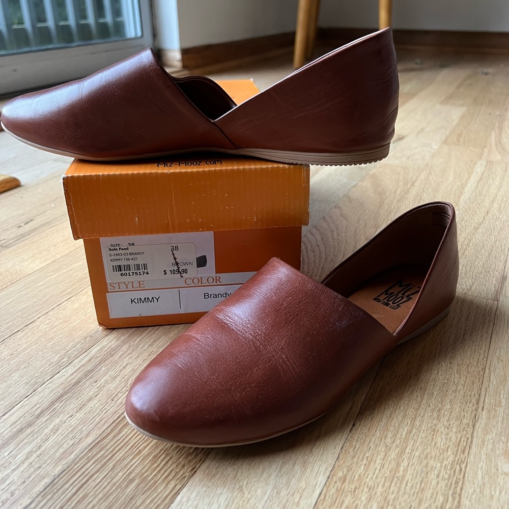 Miz Mooz Kimmy shoes in Brandy, size 38